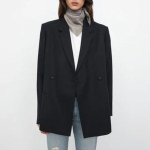 Toteme Black Wool Blazer | S